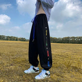 Threebooy Male Trousers Wide Polyester Men's Casual Pants Cropped Xxxl Cheap Harajuku Fashion Original Clothing 2024 Baggy Vintage Classic